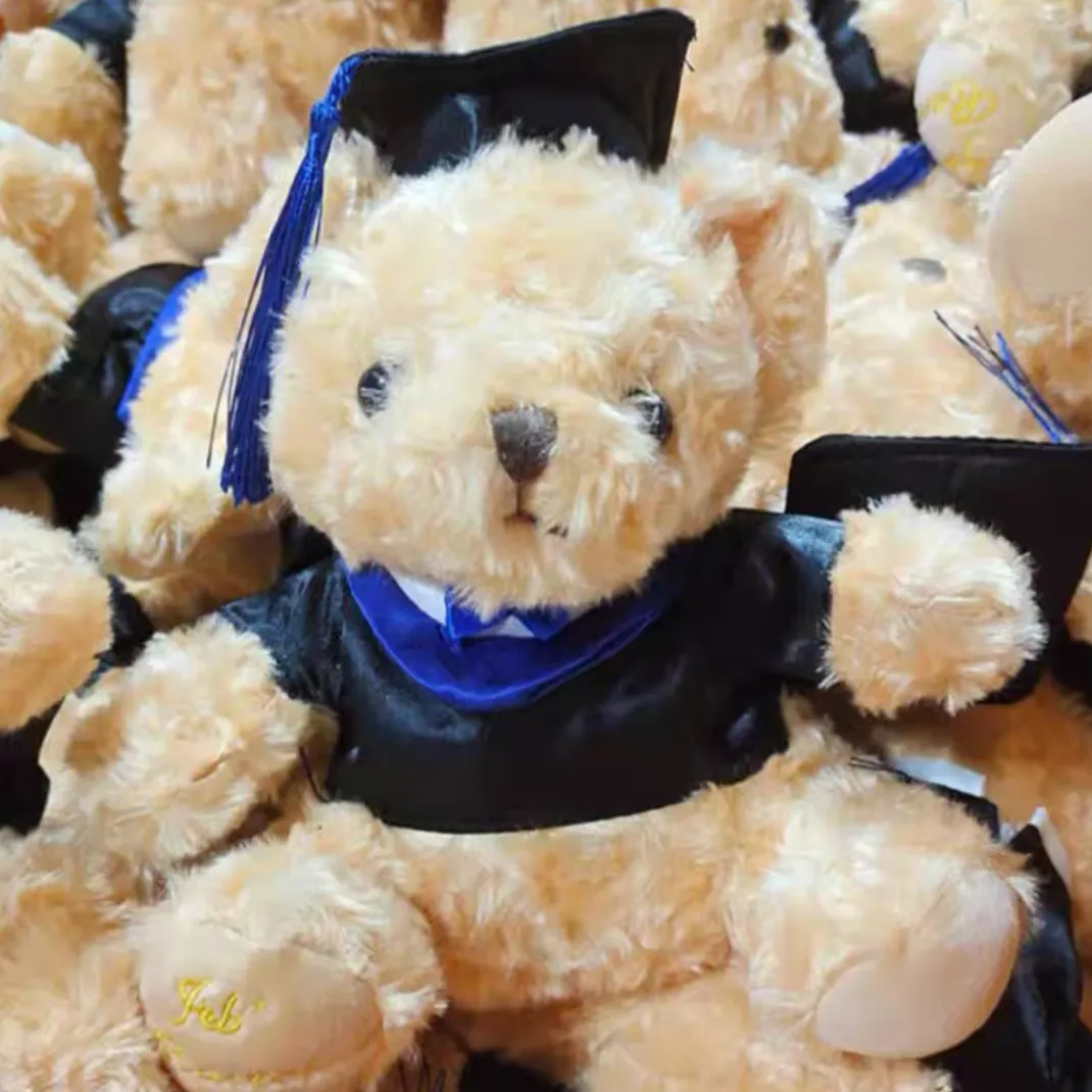 11” Graduation Bear with blue hat