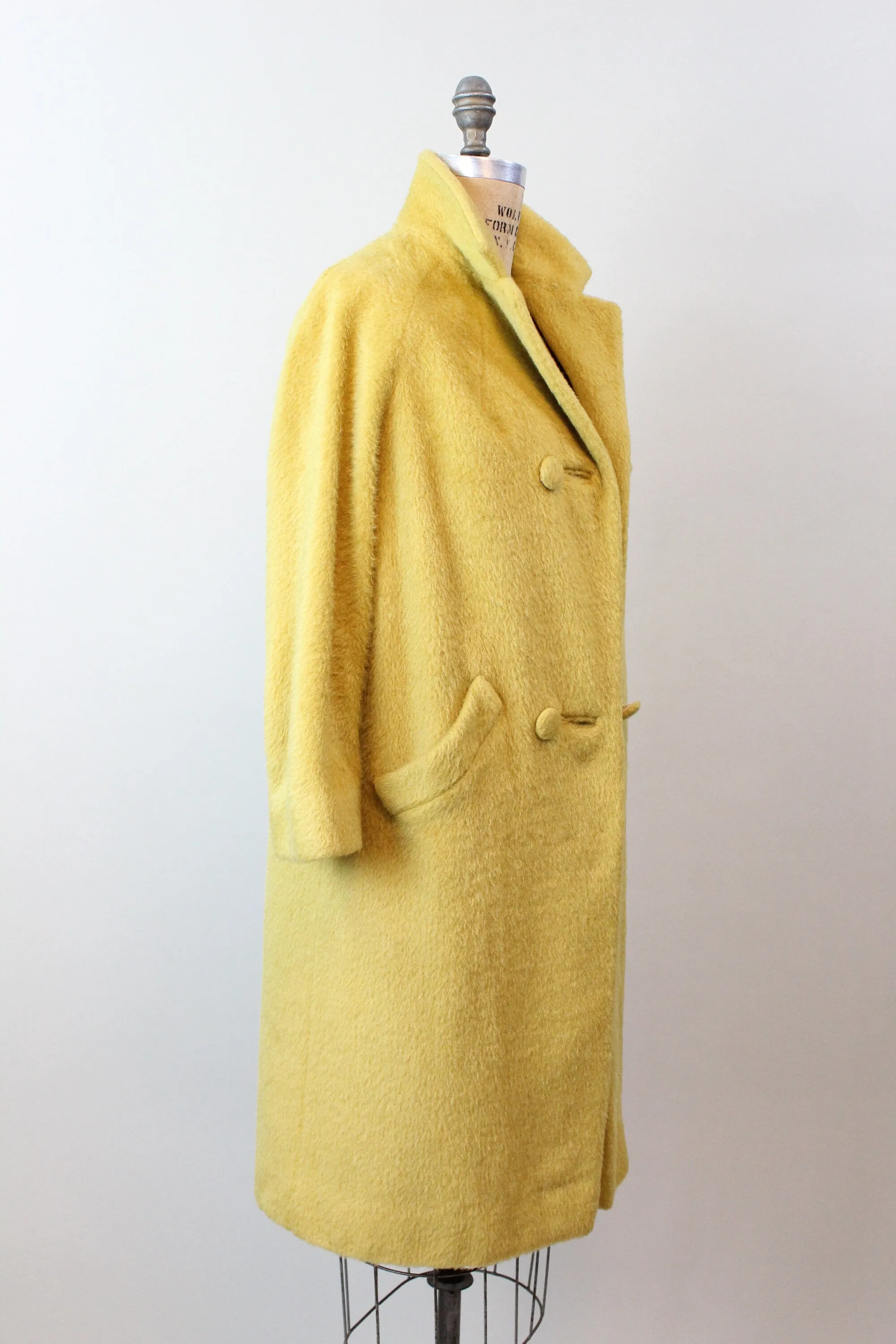 1960s 1967 documented DIJON LILLI ANN  mohair coat small medium | new winter