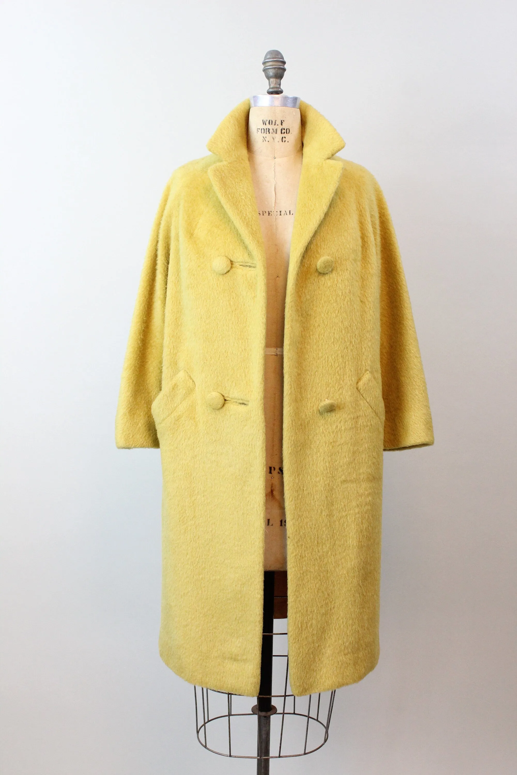 1960s 1967 documented DIJON LILLI ANN  mohair coat small medium | new winter