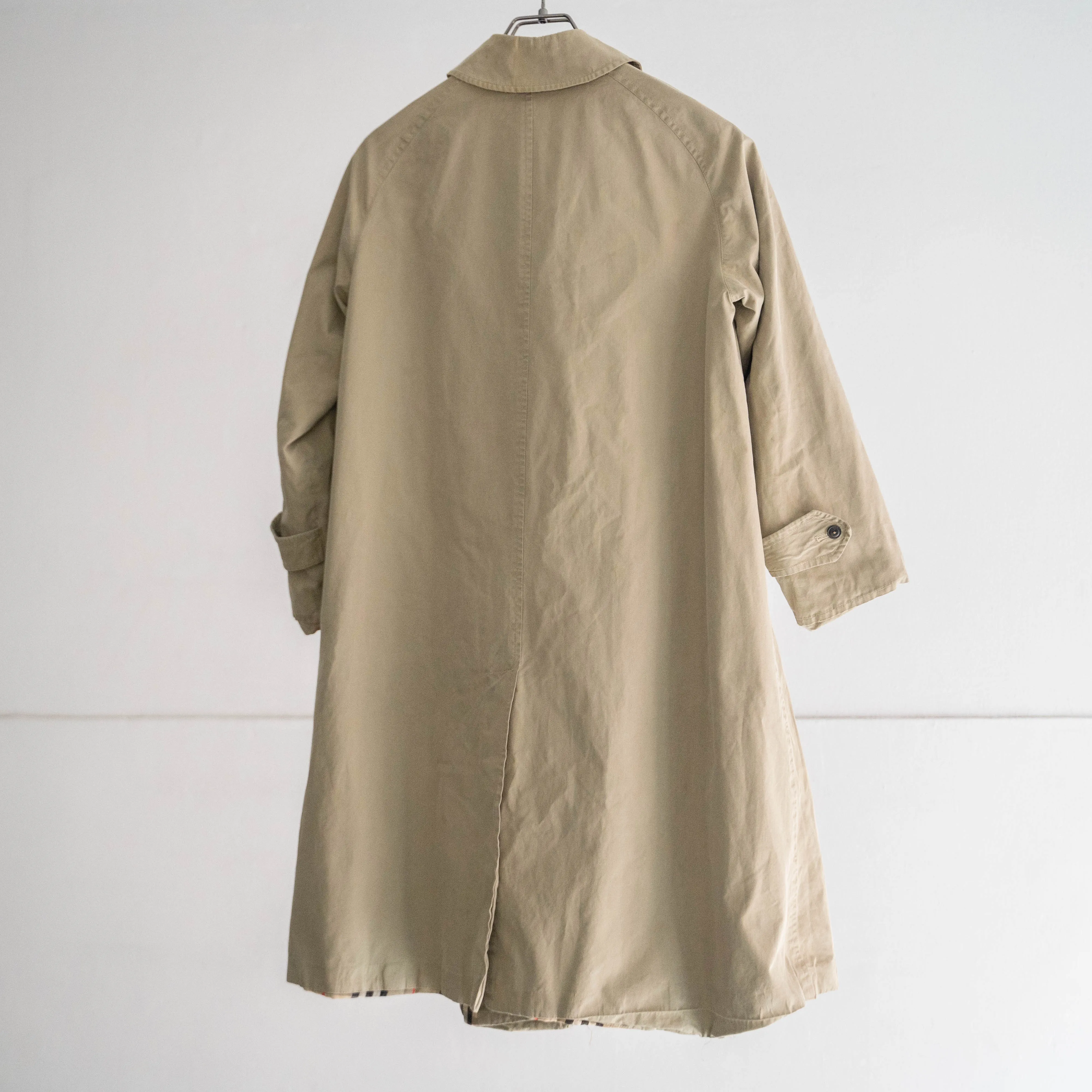 1970s Burberrys  balmacaan coat -one Peace sleeve- 'good used condition'