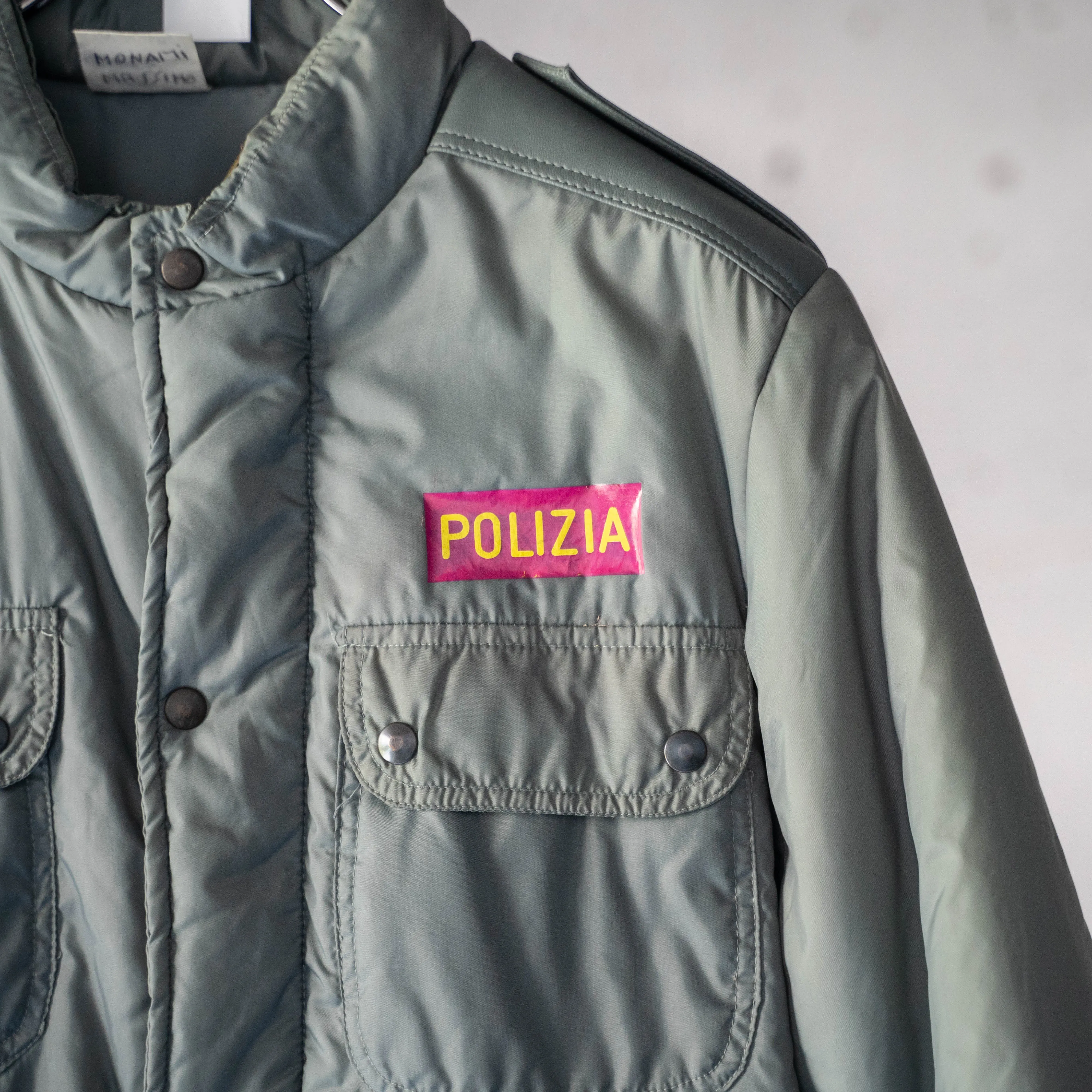 1980s Italian police paddet coat 'dead stock'