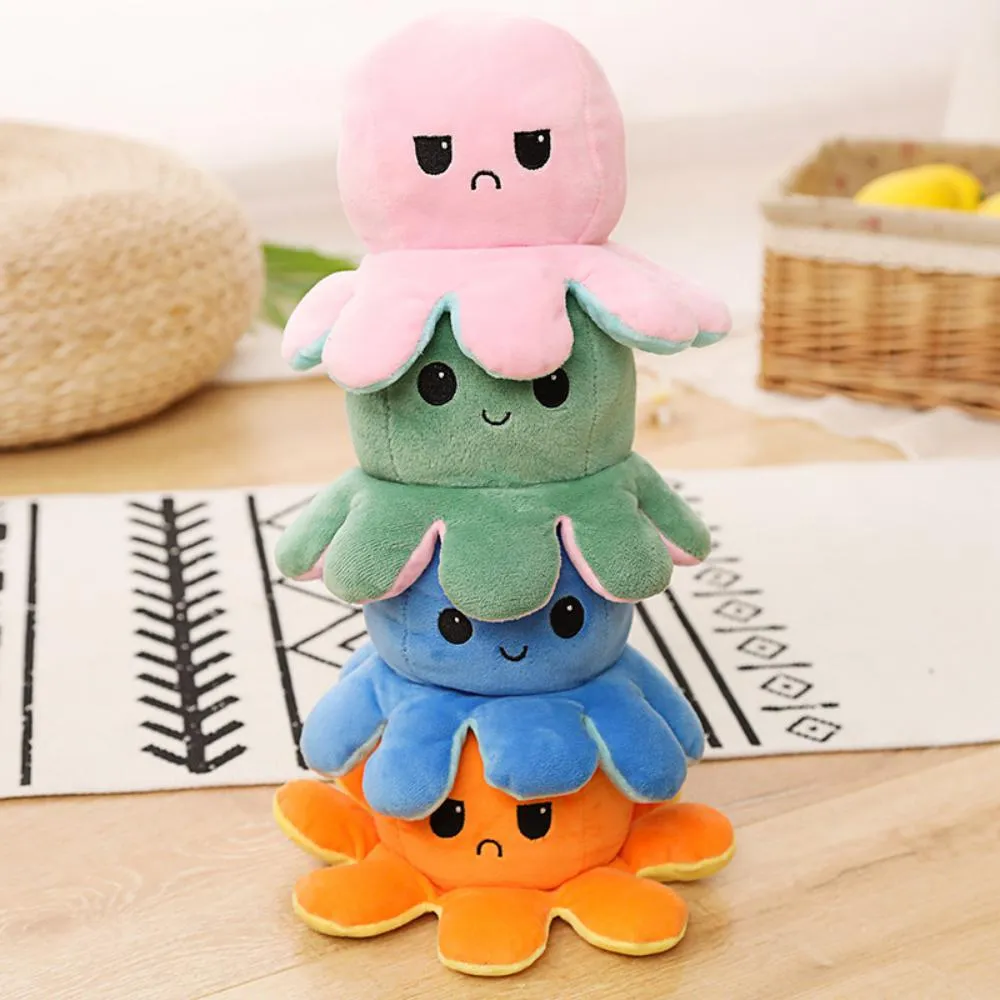 2PCS Reversible Octopus Doll Baby&Children Toys Kids Accessories Wholesale