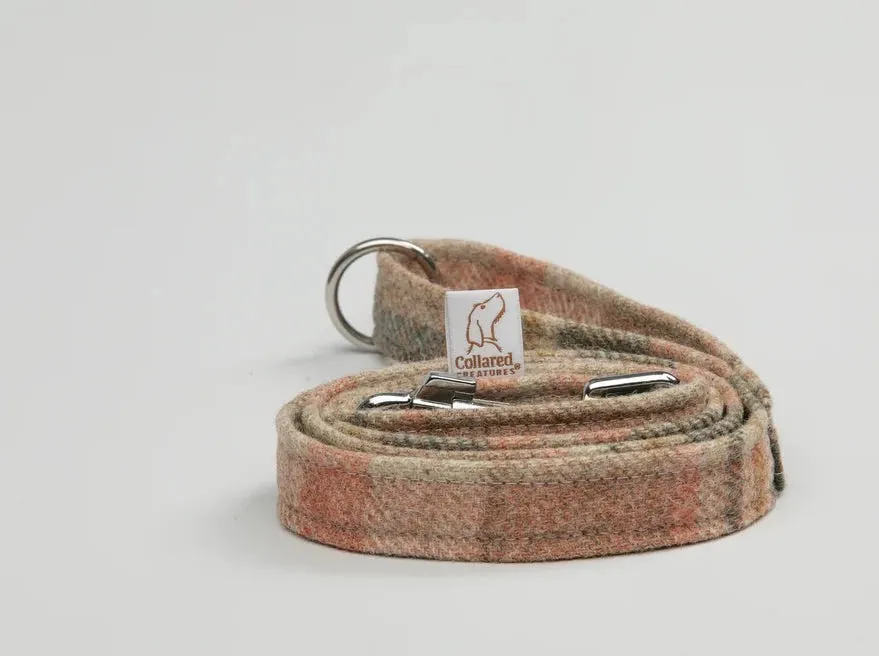 Abraham Moon Glen Coe Terracotta Dog Lead