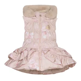 A'Dee - Stormi faux fur teddy print gilet