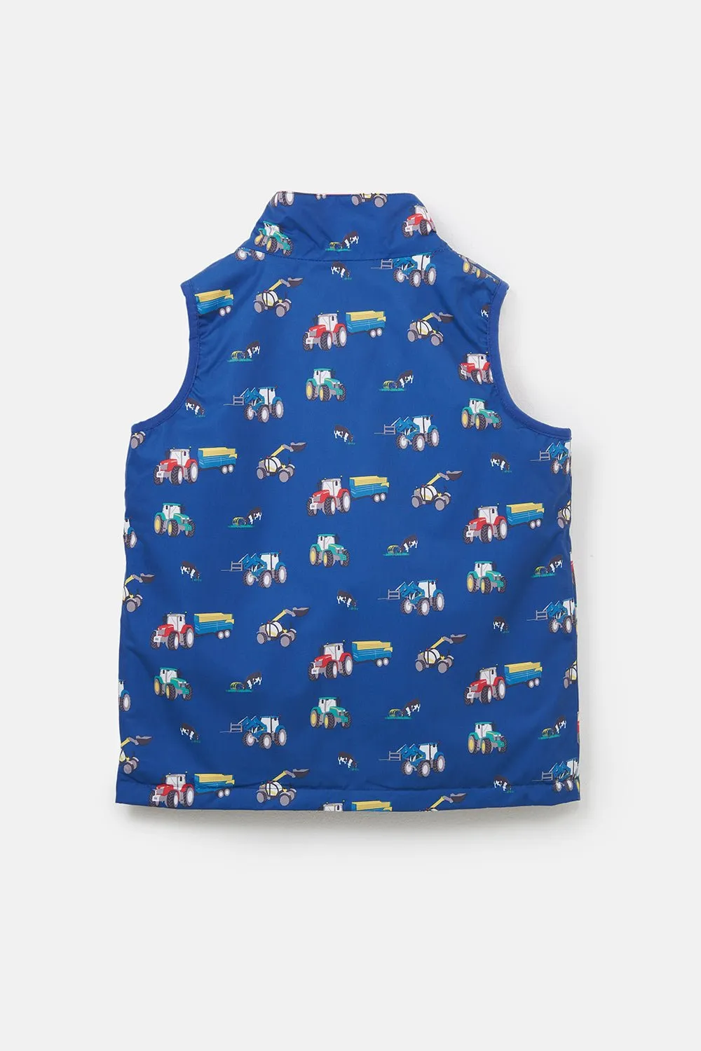 Alex Gilet - Navy Tractor Print