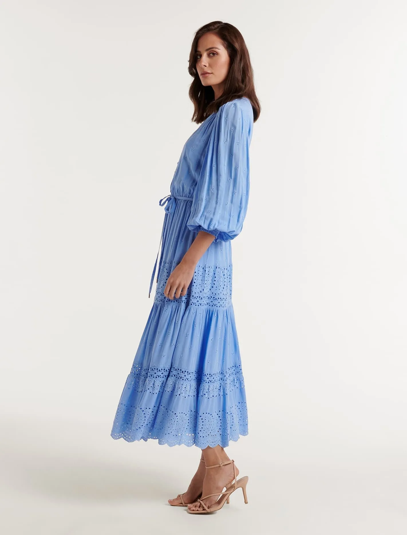 Alma Long Sleeve Midi Dress