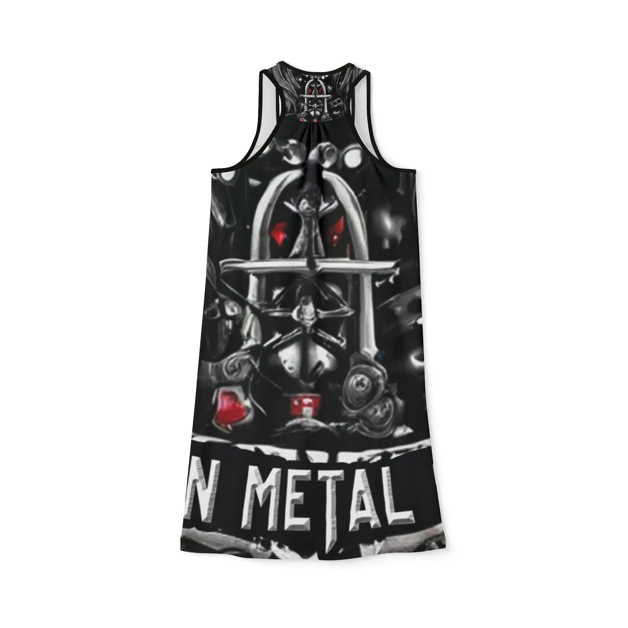 American Metal Society Women's Racerback Dress (AOP)