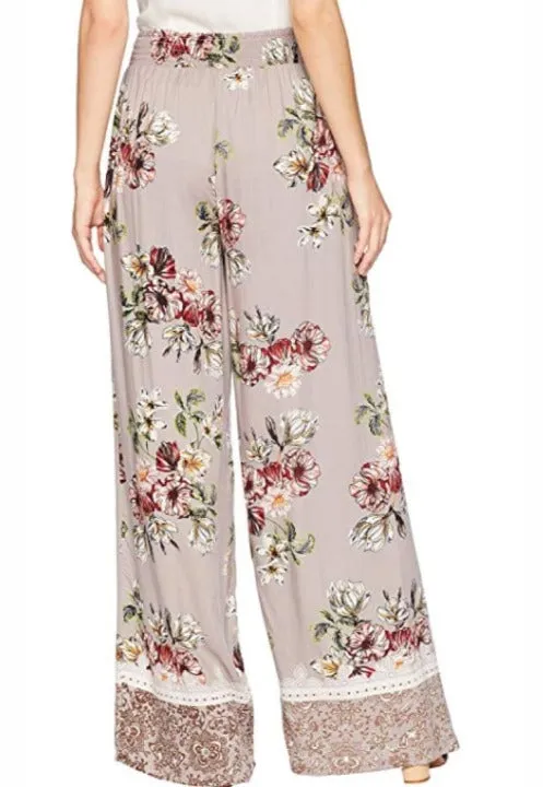 Angie Women's Wide Leg Pants With Tassel