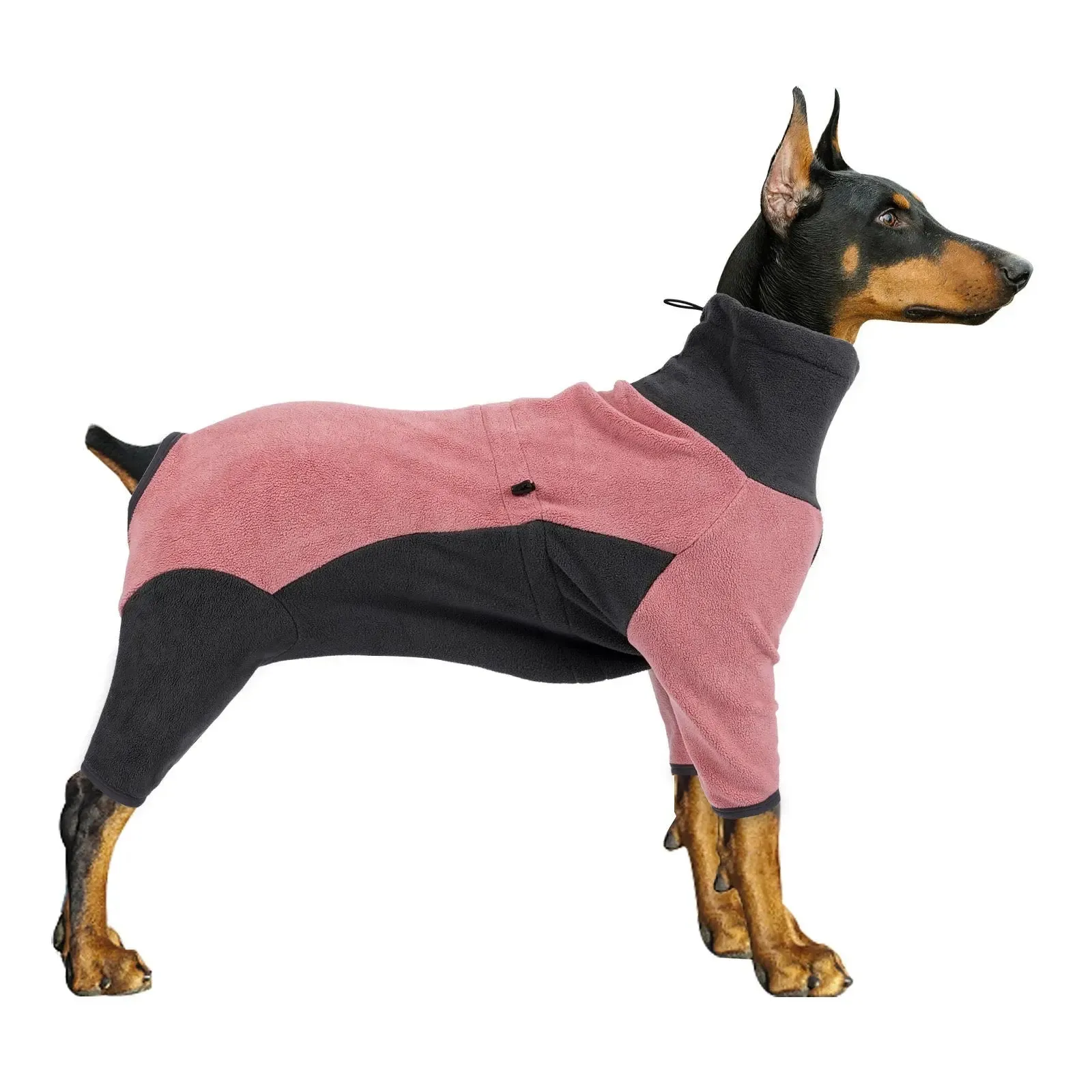 AnniePaw Four Legs Post-Surgery Dog Suit Fleece Pajamas Anti-lick