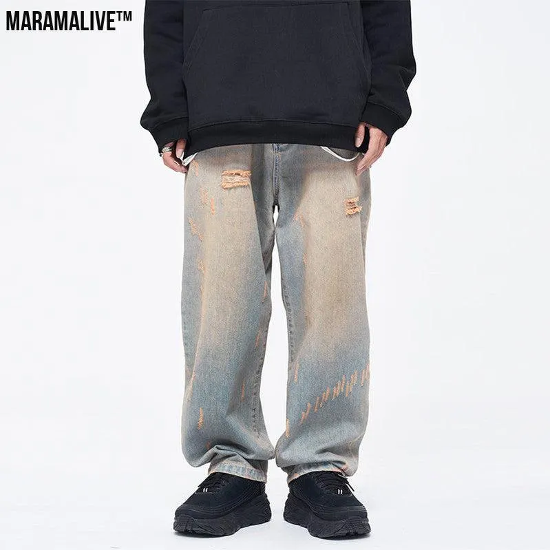 Baggy Hip-Hop Jeans! Loose Retro Daddy Pants Bring the 90s Back