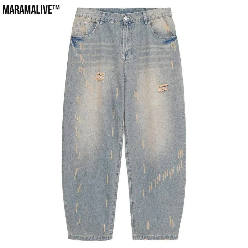 Baggy Hip-Hop Jeans! Loose Retro Daddy Pants Bring the 90s Back