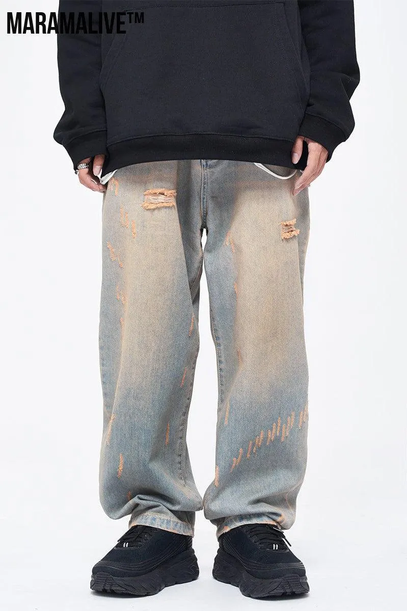 Baggy Hip-Hop Jeans! Loose Retro Daddy Pants Bring the 90s Back