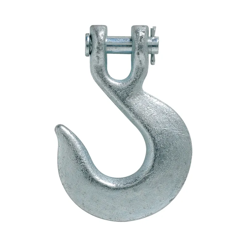 BARON 331-5/16 Clevis Slip Hook, 5/16 in, 3900 lb Working Load, 43 Grade, Carbon Steel, Electro-Galvanized :EA: QUANTITY: 1