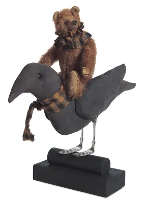 Benjamin Bear & Cacklin Crow by Limerick Bears