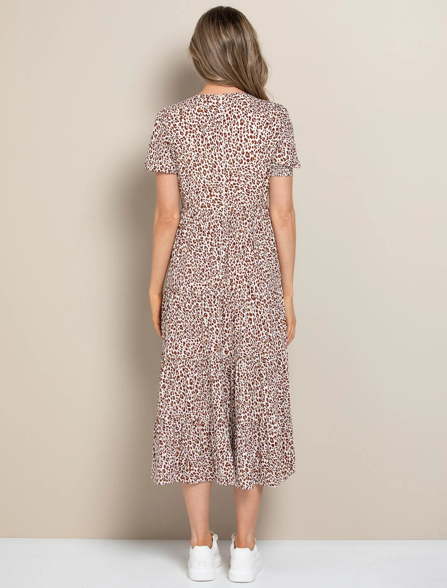 Betty Printed Midi Dress