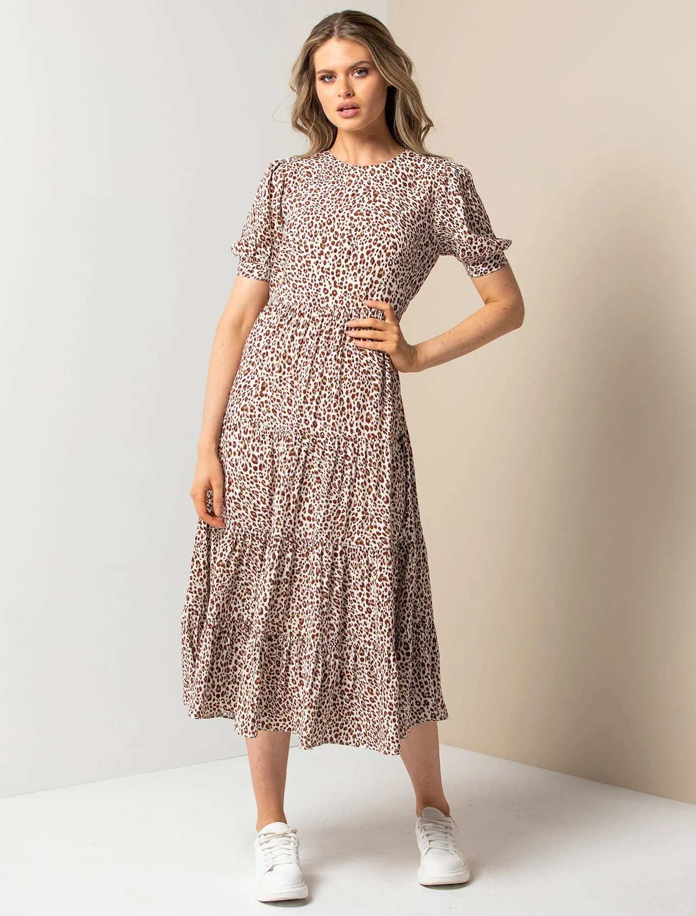 Betty Printed Midi Dress