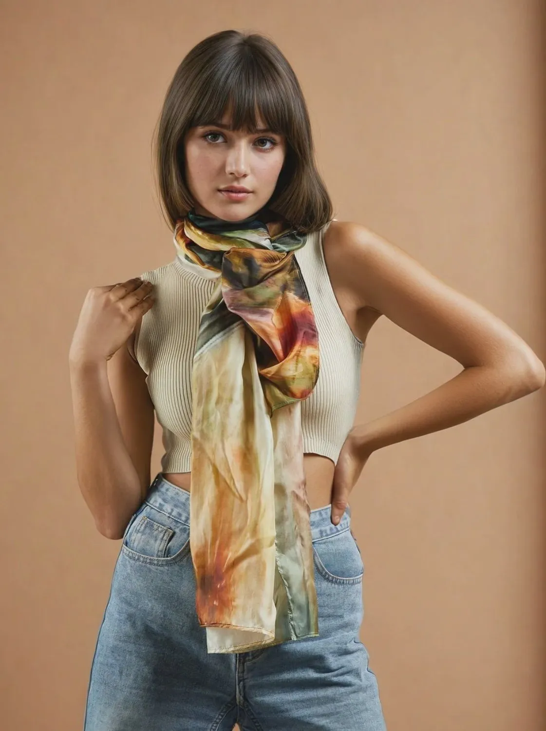 Bianca Silk Scarf