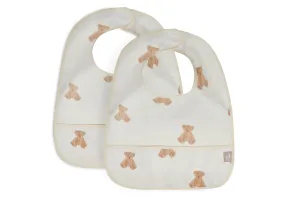 Bib Waterproof - Teddy Bear - 2 Pack