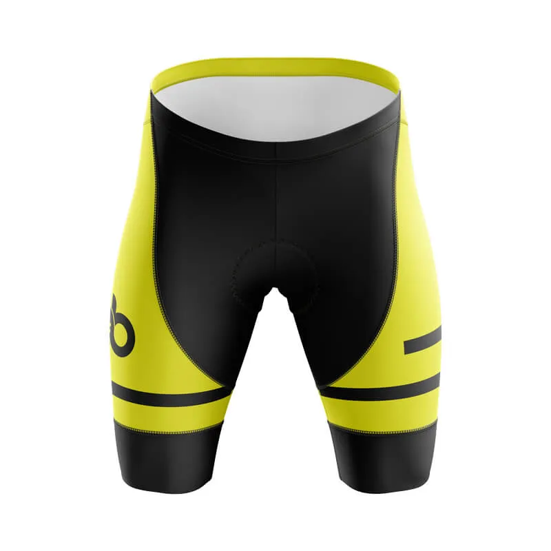 Bicycle Booth Outline (Yellow) Shorts & Pants