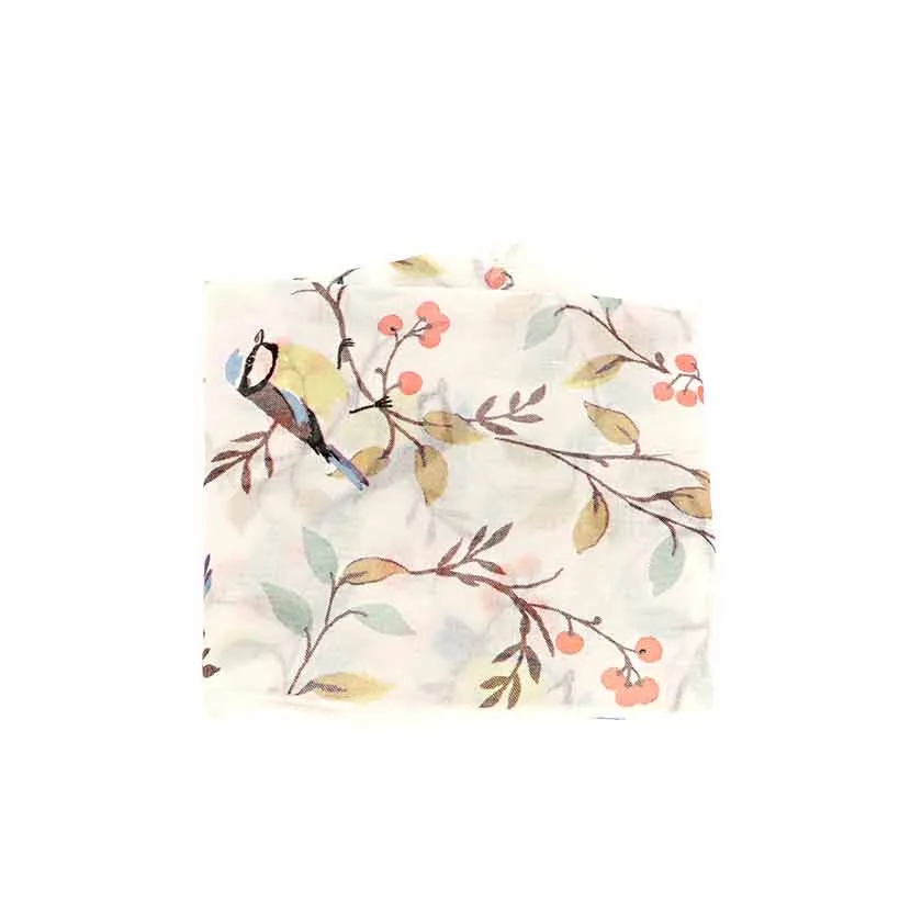 Birds In A Cherry Tree Scarf