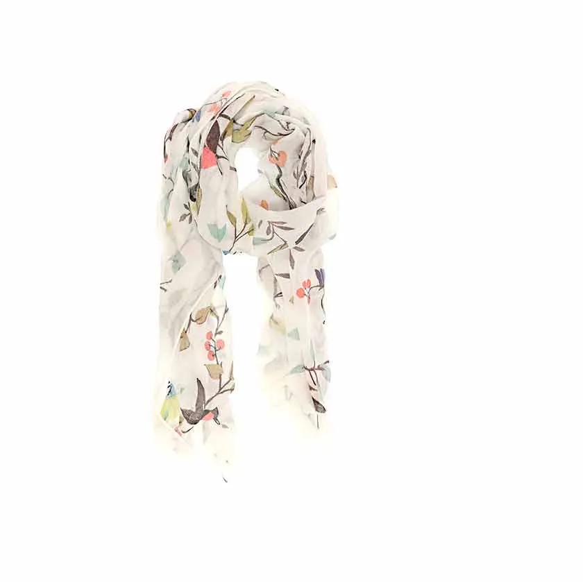 Birds In A Cherry Tree Scarf