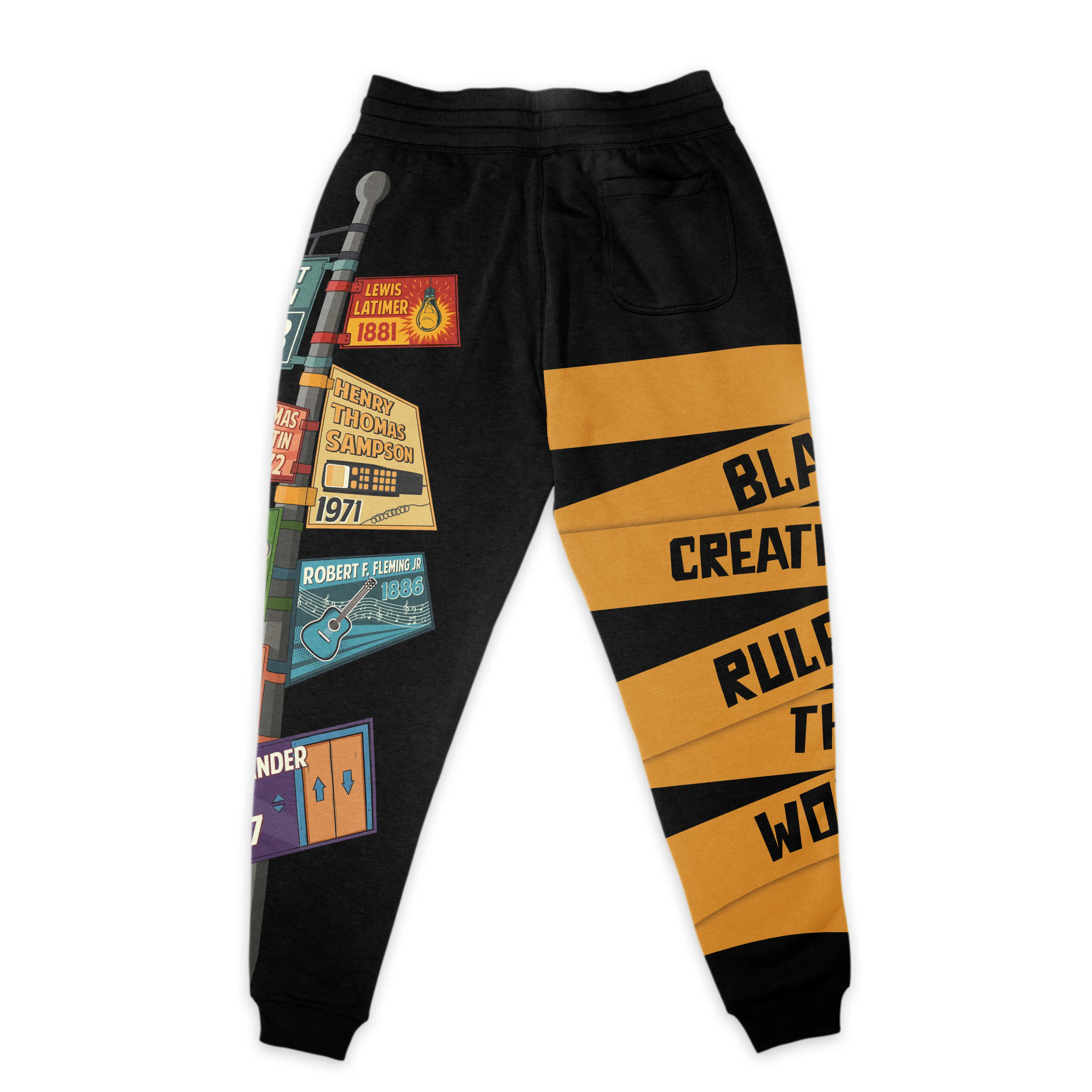 Black Creativity Rules The World Joggers