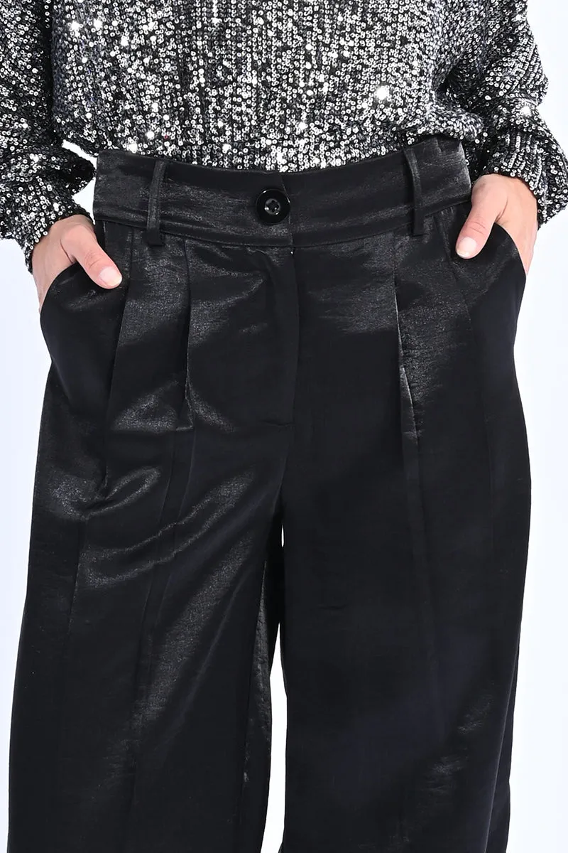 Black High Waist Pants by Molly Bracken