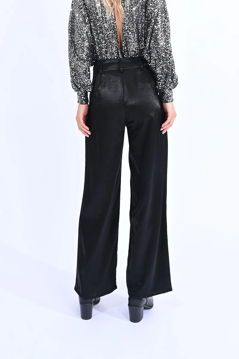 Black High Waist Pants by Molly Bracken