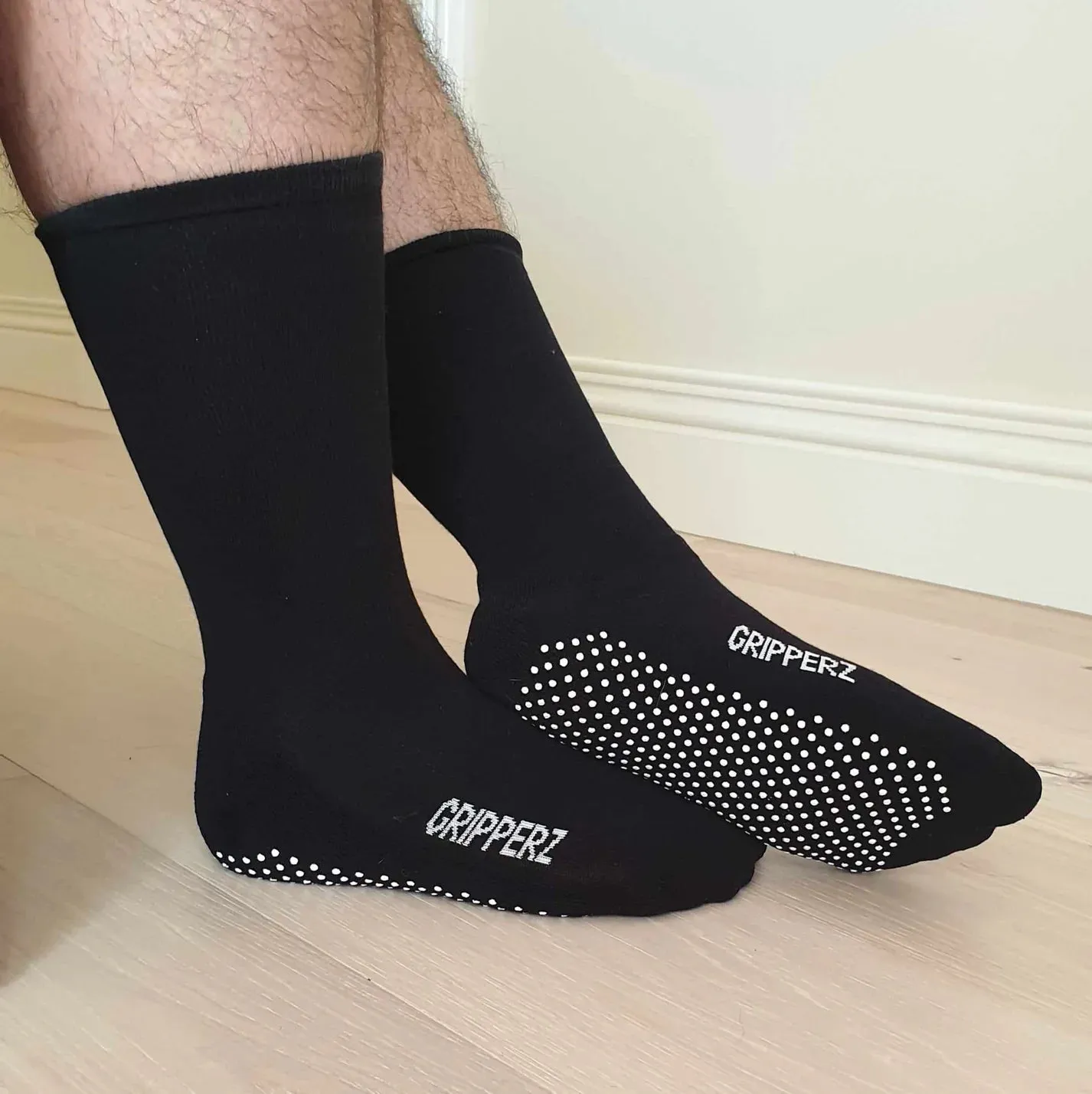 Black Non-Slip Circulation Socks