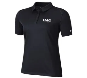 Black Tech Mesh Polo