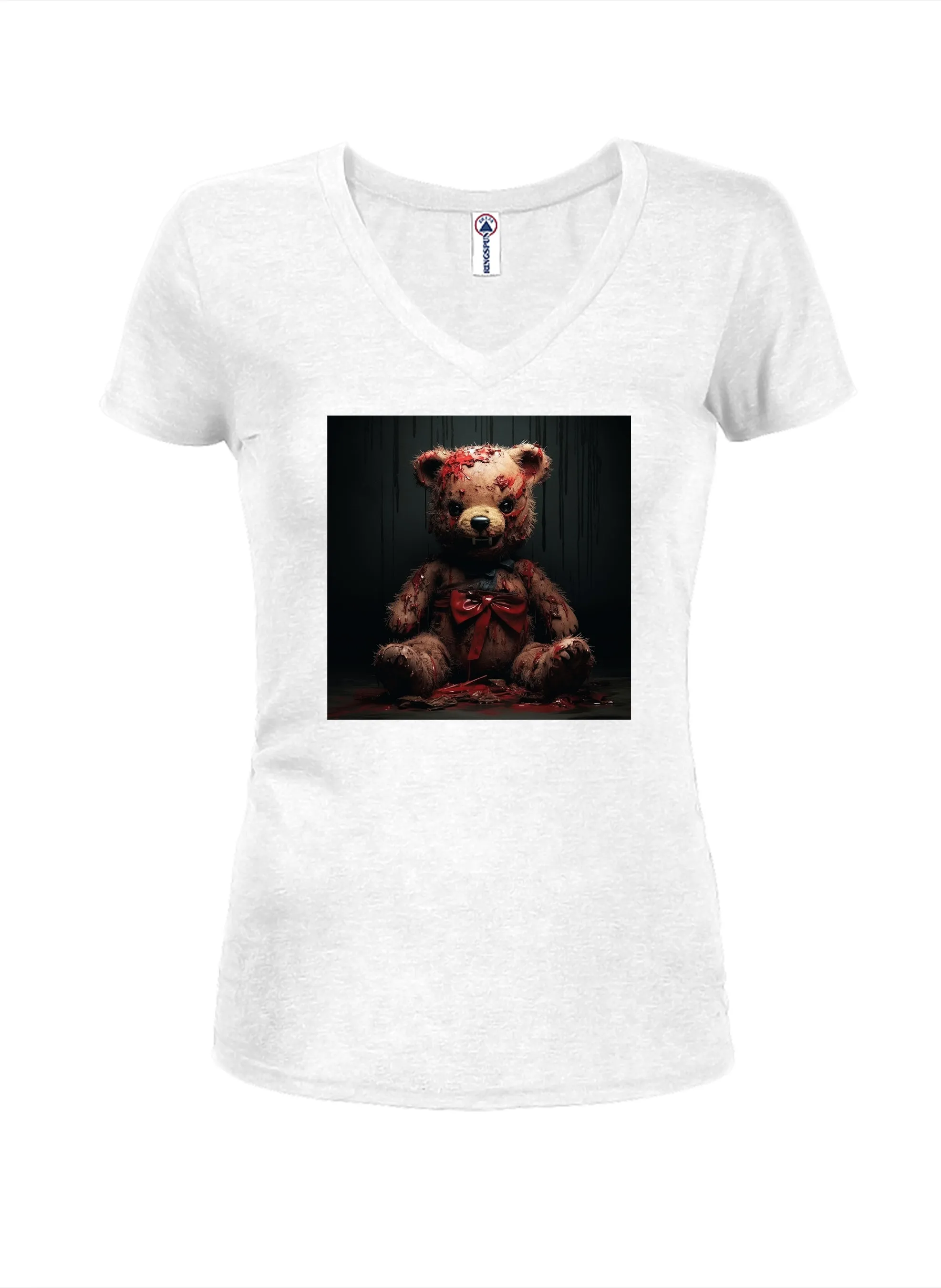 Bloody Teddy Juniors V Neck T-Shirt