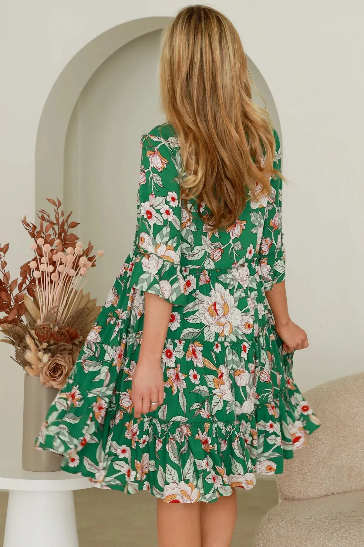 Breezy Short Dress - Jade Magnolia