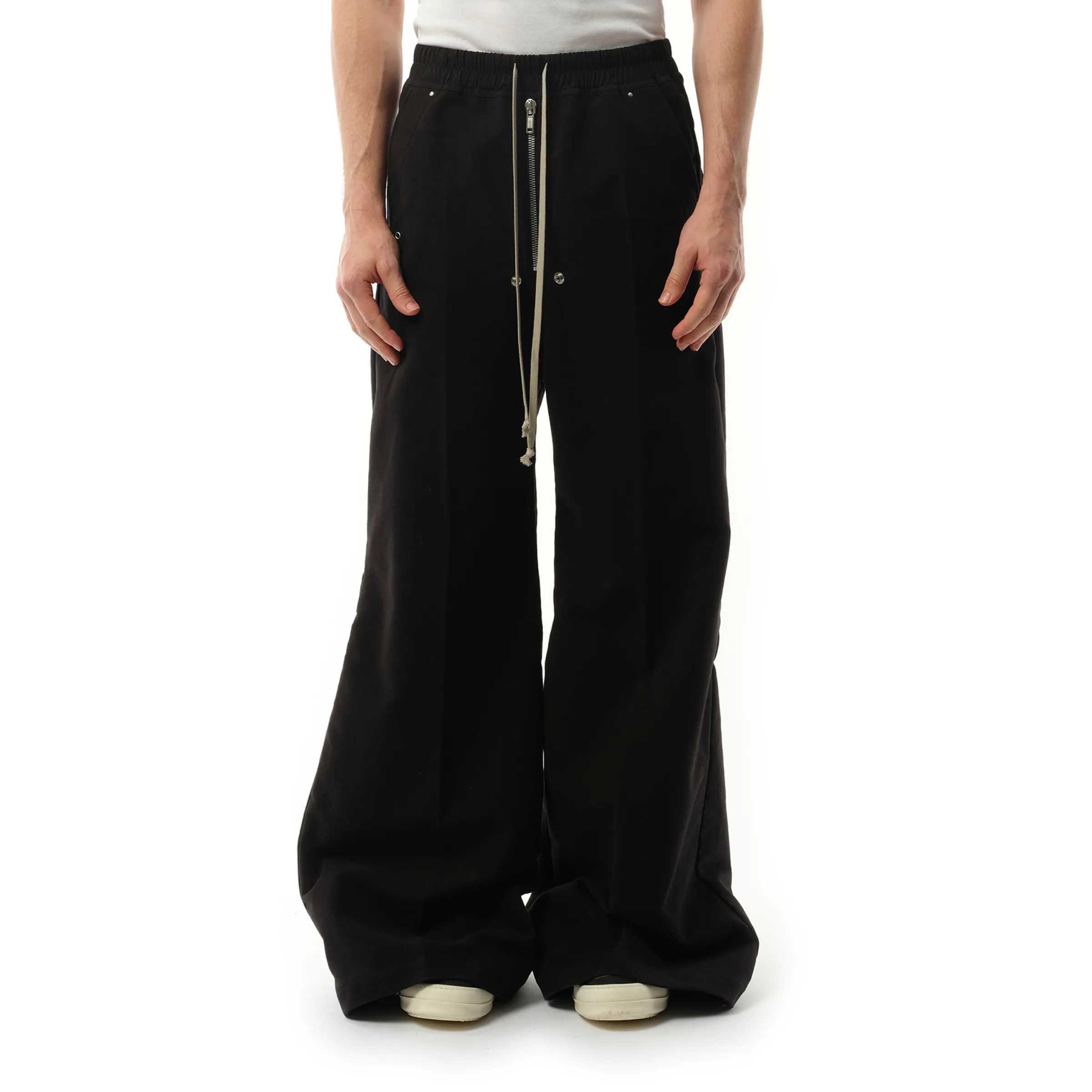 Brushed Wide Bela Pants in Black