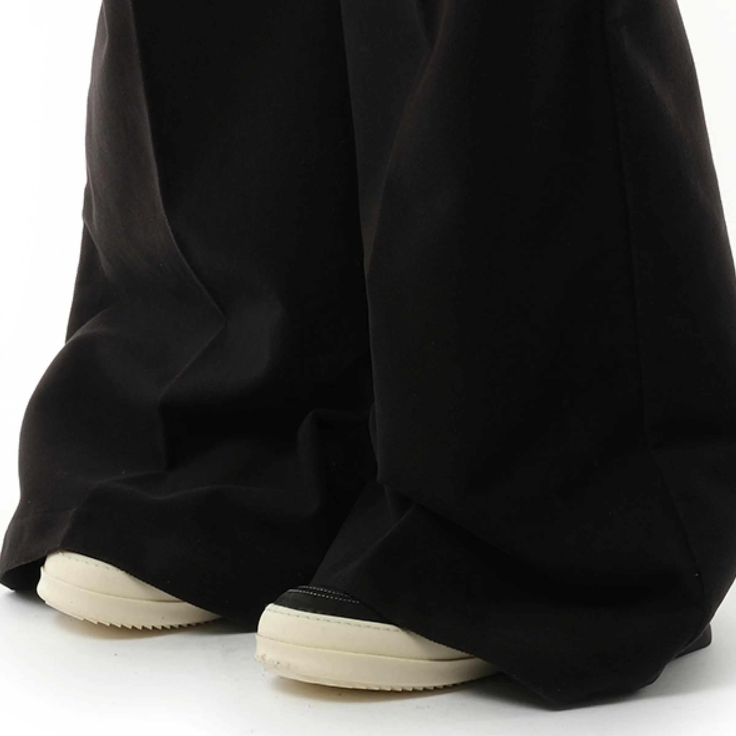 Brushed Wide Bela Pants in Black