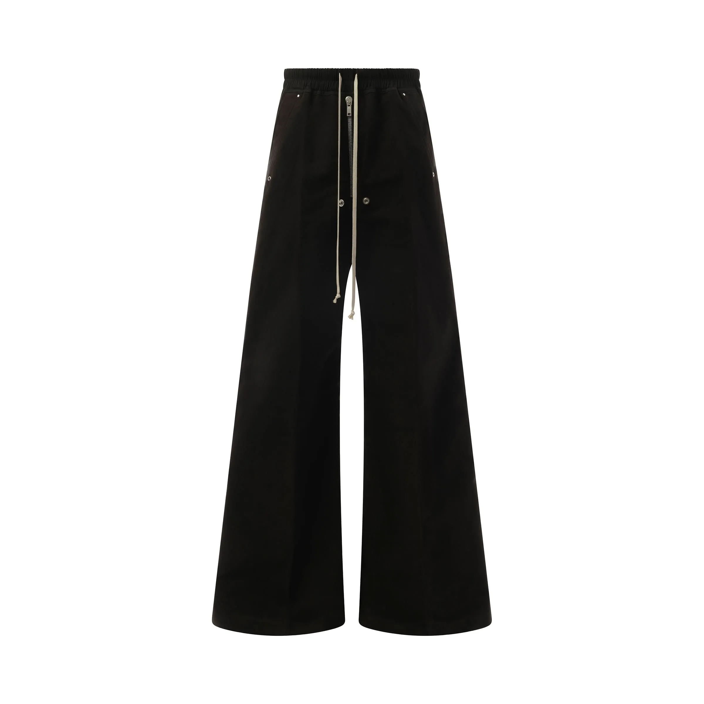 Brushed Wide Bela Pants in Black