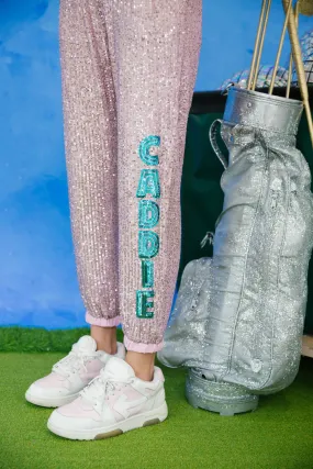 CADDIE SEQUIN JOGGERS