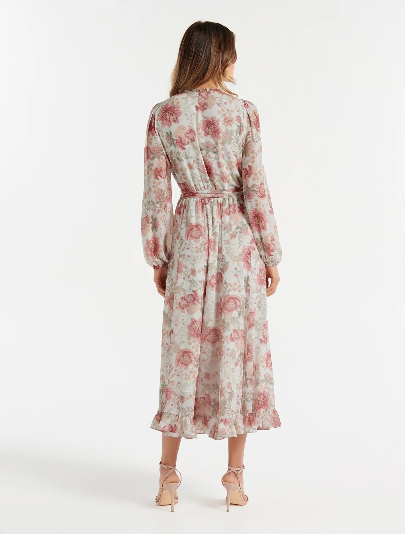 Camille Petite Printed Midi Dress