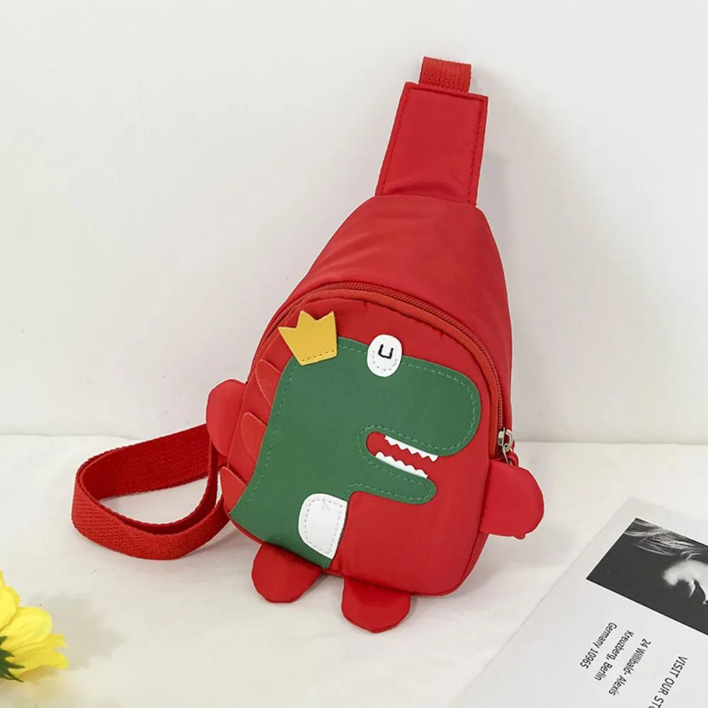 Cartoon Cute Little Dinosaur Nylon Children Diagonal Bag Children's Bags Wholesale