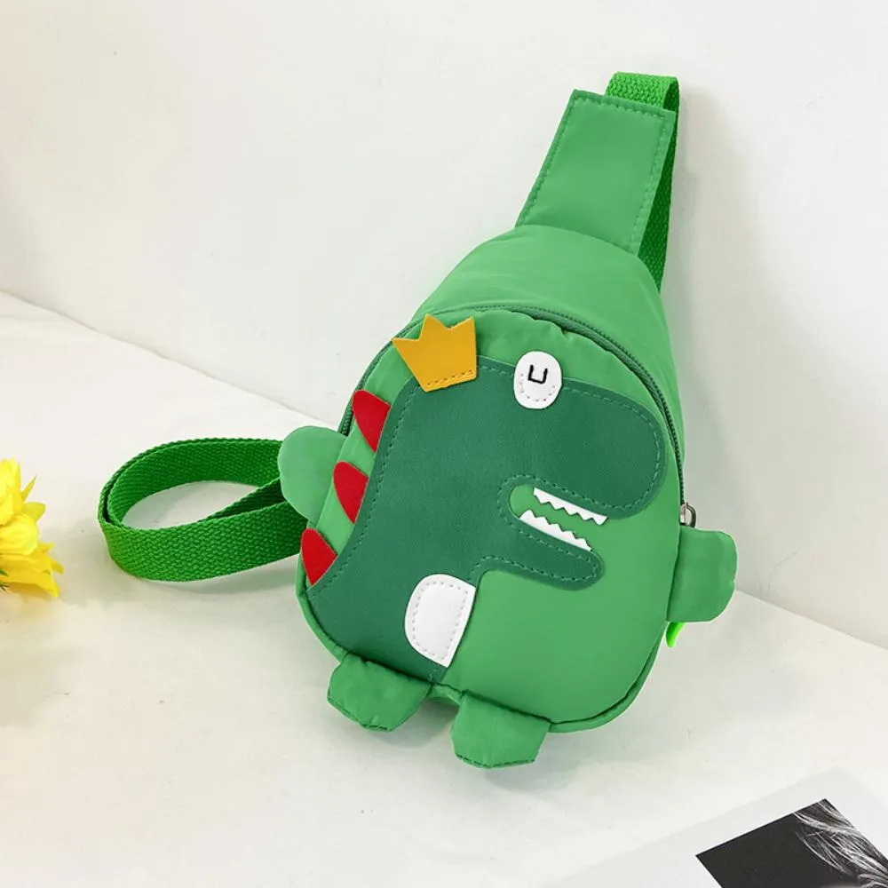 Cartoon Cute Little Dinosaur Nylon Children Diagonal Bag Children's Bags Wholesale