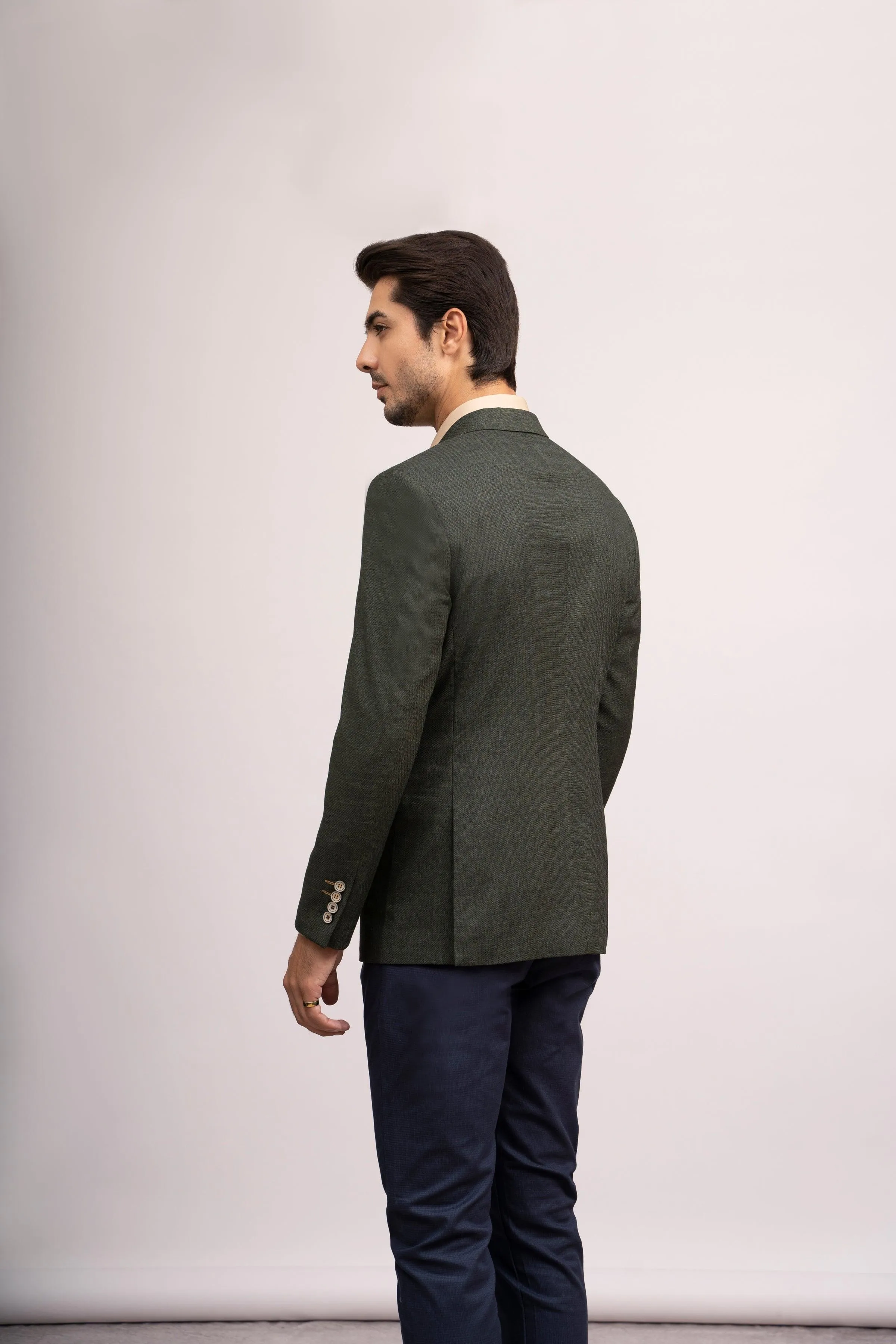 CASUAL COAT SLIM FIT GREEN