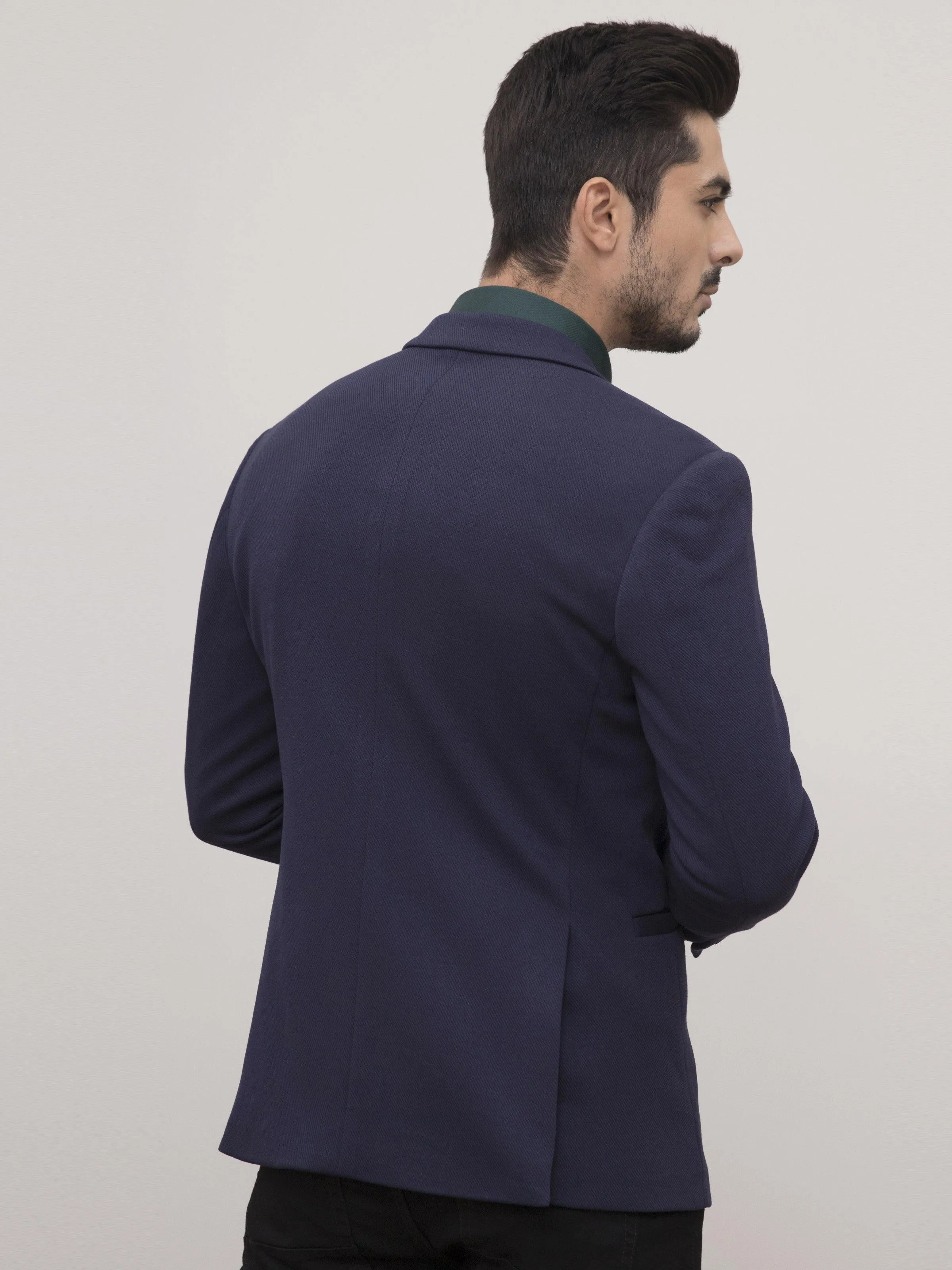 CASUAL COAT SLIM FIT NAVY