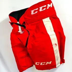 CCM HP30 - OHL Used Pro Stock Hockey Pants (Red/White)