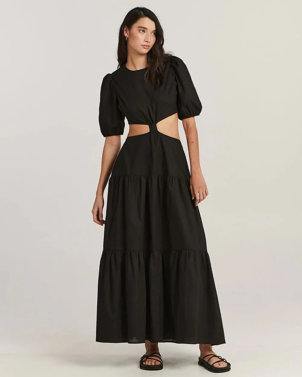 Charlie Holiday Paige Maxi Dress - Black