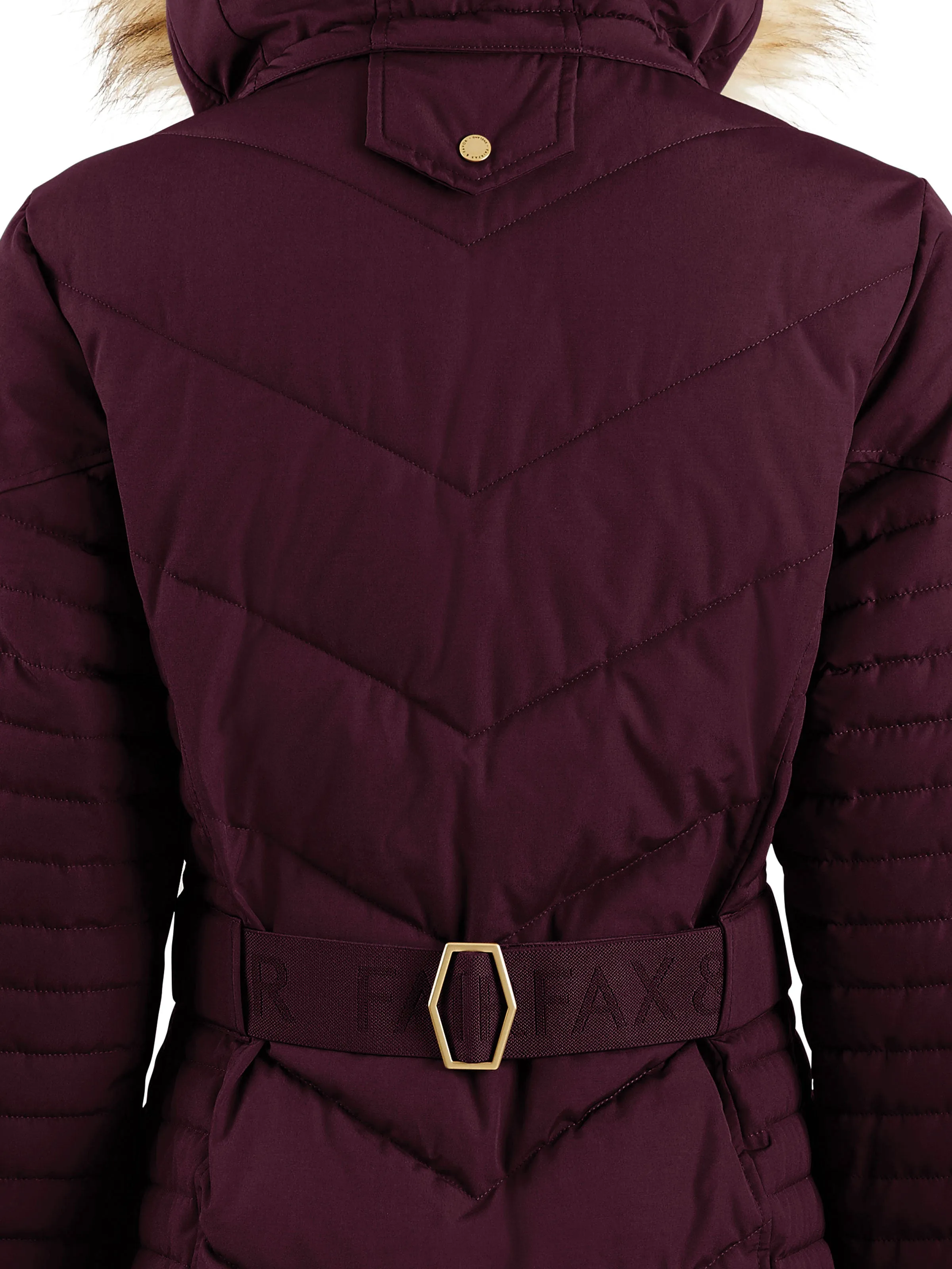 Charlotte Longline Coat - Plum