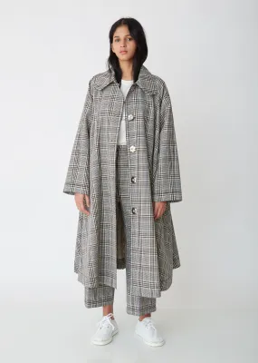 Check Swing Coat