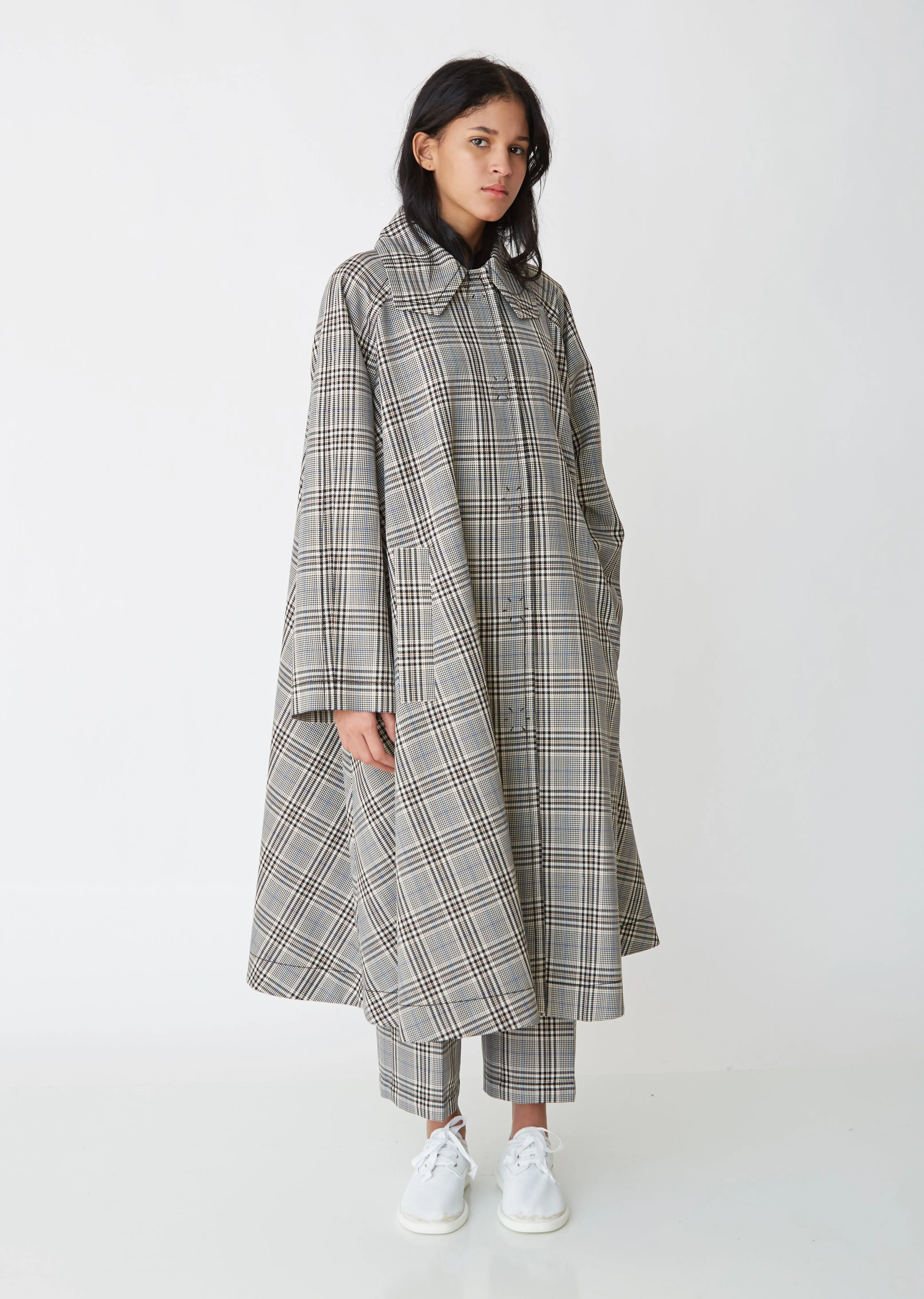 Check Swing Coat