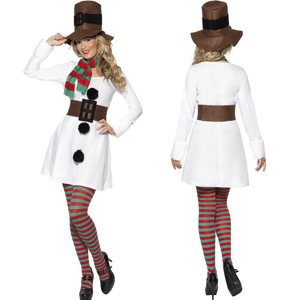 Christmas Couple Clothes Snowman Clothes Christmas Clothes Cosplay Santa Claus Clothes Adult Christmas Clothes Performance Wear