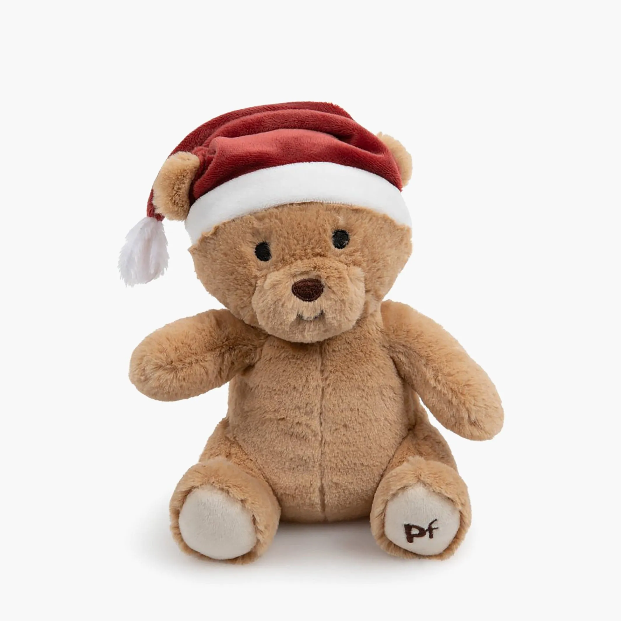 Christmas Teddy Plush Dog Toy – Festive, Soft & Squeaky