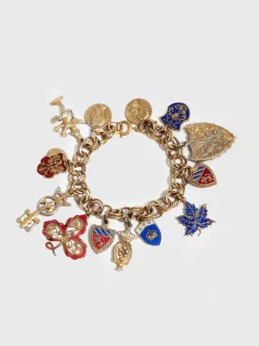 Coat Of Arms Charm Bracelet - Vintage Capsule