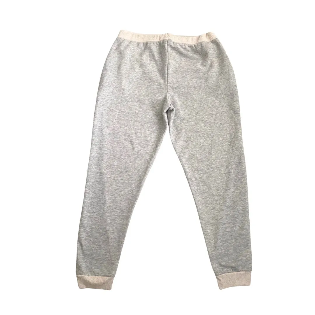 Contrast Tapered Jog Pants Grey SIZE L